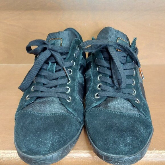 Hugo Boss Orange black suede sneakers - Picture 4 of 6